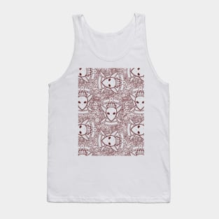 Carrot/Radish and Knife Coat of Arms Tank Top